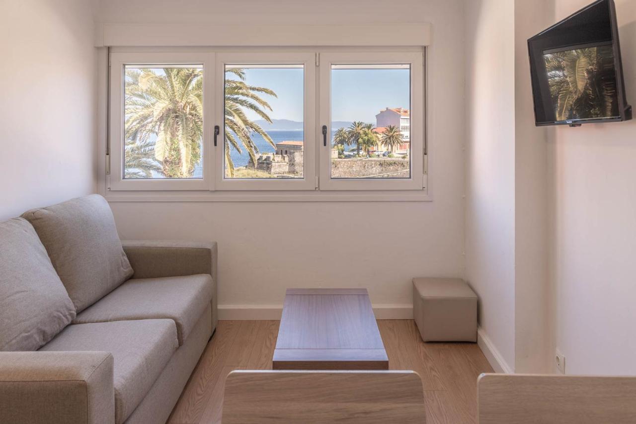 Apartamento Finisterre Con Vistas Al Mar Y Playa Dış mekan fotoğraf